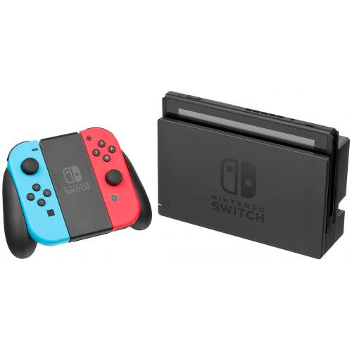 Nintendo Switch 32GB [nieuwe editie 2019 incl. controller roodblauw] zwart