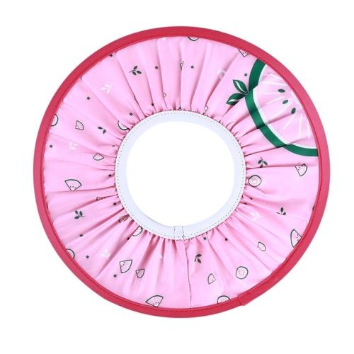 Zachte en veilige peuter Kids Wash haar Shield caps baby hoed shampoo Baddouche Protect (roze)