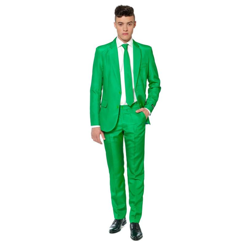 Solid green suitmeister kostuum