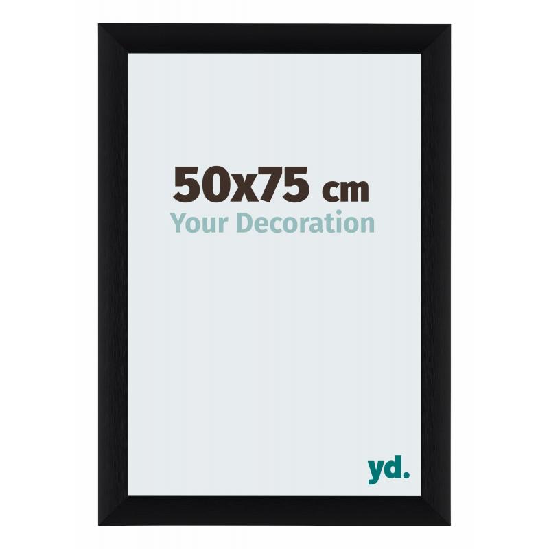 Fotolijst 50x100 cm - Zwart Geborsteld - Aluminium - Tucson