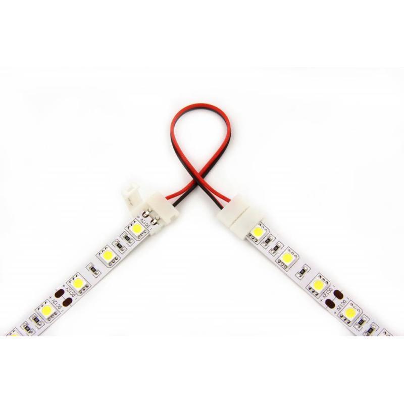 Flexibele Connector voor Witte Led Strips 5050 en 3528 | Soldeervrij