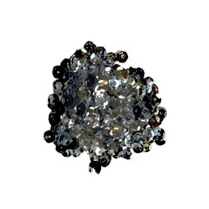Midnight Moon Seequins Zilver 100 stuks