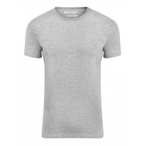Garage T shirt 1pack Body Fit Ronde Hals Grijs M