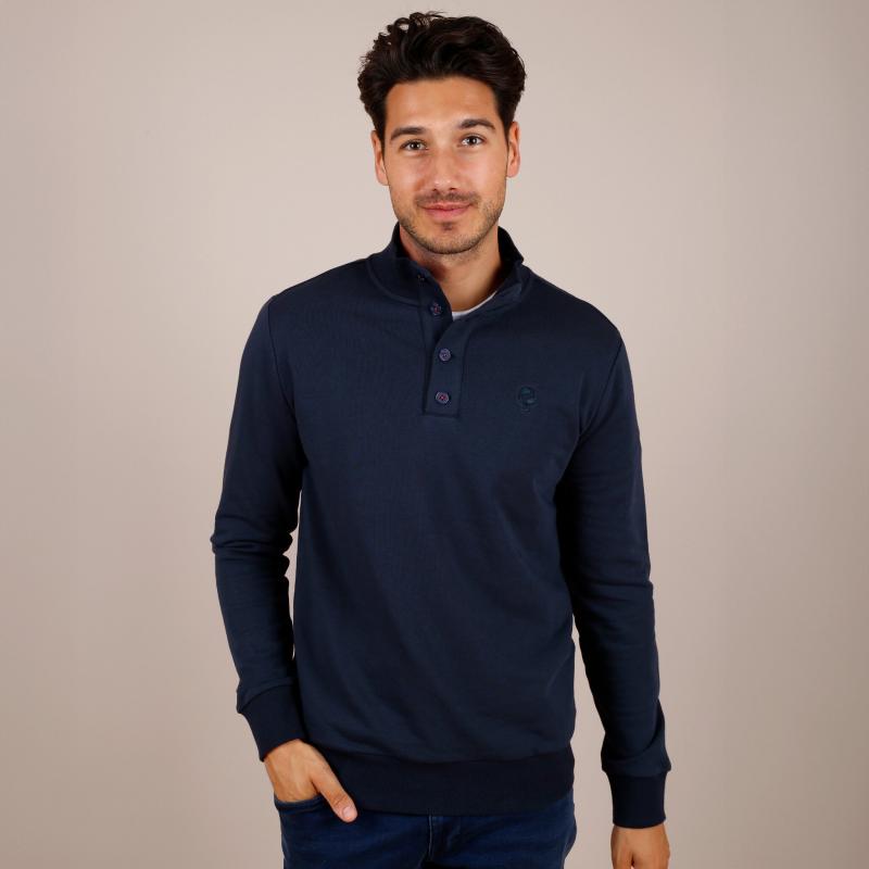 Heren Trui Plaatsluis | Donkerblauw