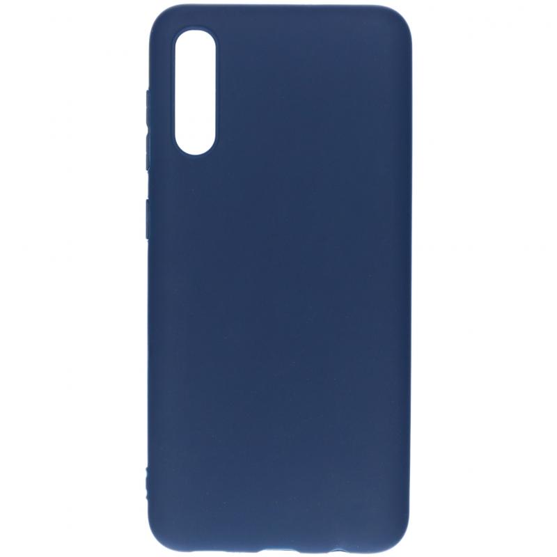 Color Backcover voor de Samsung Galaxy A50 A30s Donkerblauw