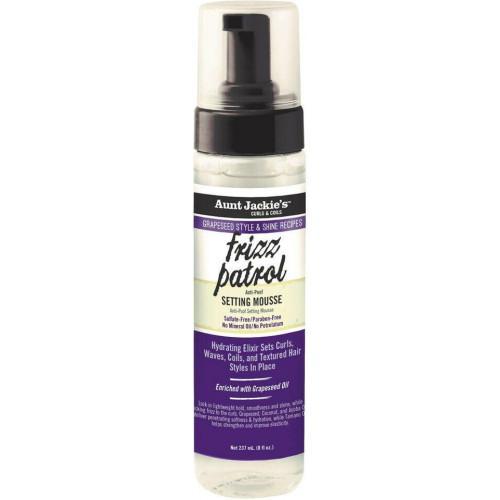 Aunt Jackie's Grapeseed Frizz Patrol Setting Mousse 244ml