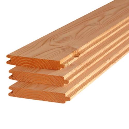 Blokhut profielplank lariks douglas 2,8 x 19,0 cm (4,00 mtr) geschaafd