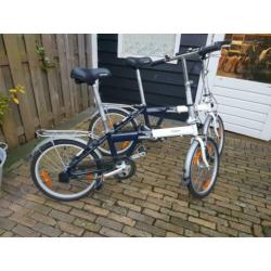 2 Dahon vouwfietsen