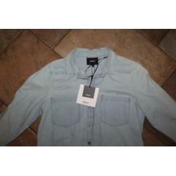 Object (Berry) vlot lange spijkerblouse mt 36/S KOOPJE