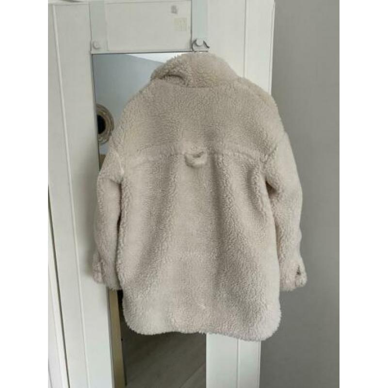Monki teddy jas maat XS (oversized model)