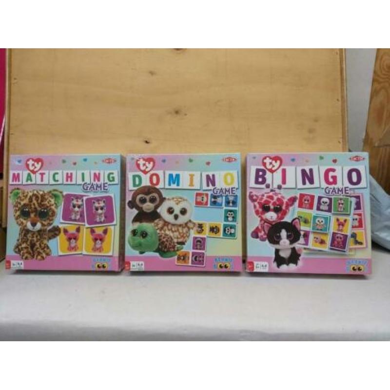 FRAAIE NIEUWE Tactic Beanie Boos Ty bingo