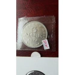 Duitsland lotje 3mark en 200 Mark aluminium