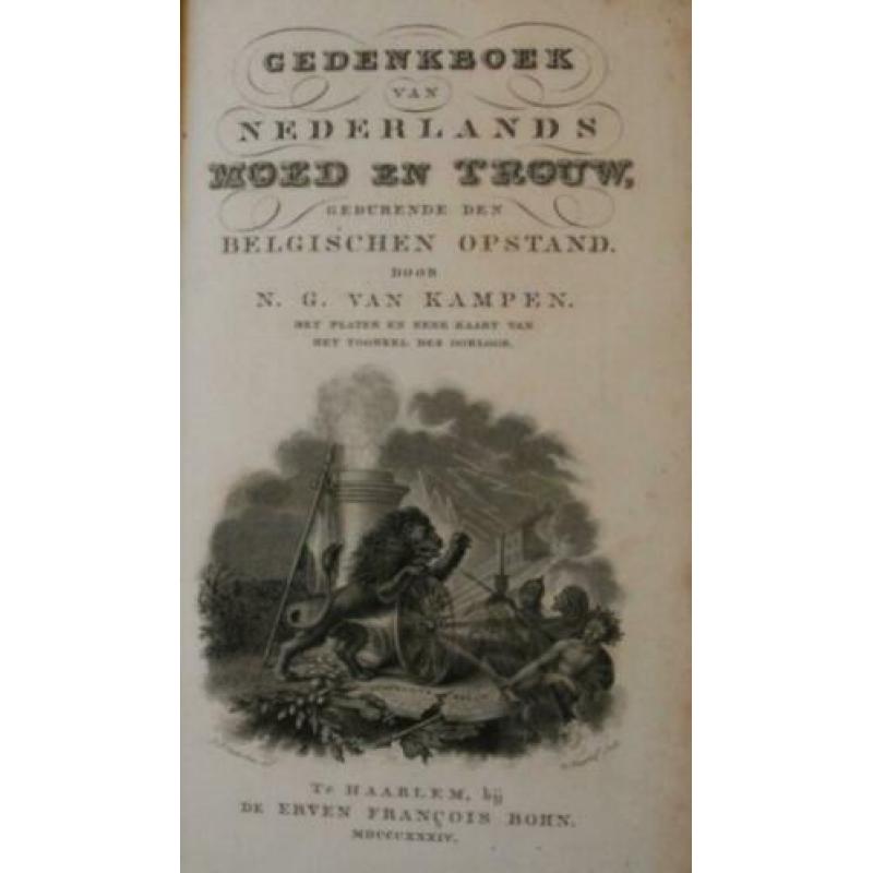 Kampen - Gedenkboek van Nederlands trouw en moedgedurende de