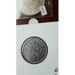 Duitsland lotje 3mark en 200 Mark aluminium