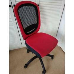 Ikea Flintan bureaustoel rood