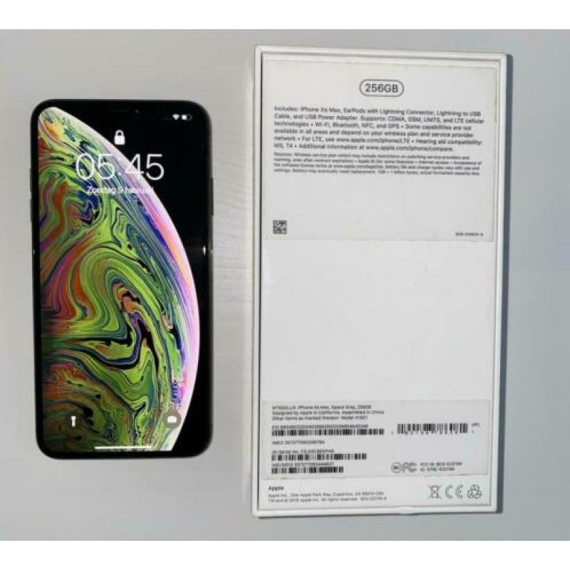 Apple iPhone Xs Max 256 GB - als nieuw - simlock vrij