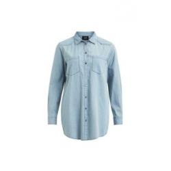 Object (Berry) vlot lange spijkerblouse mt 36/S KOOPJE