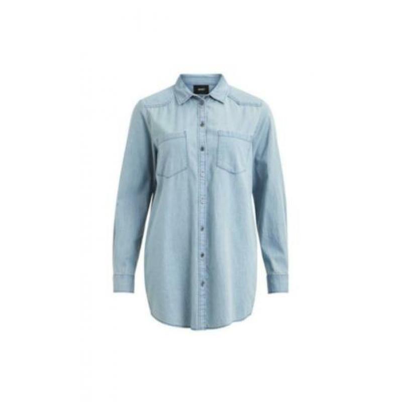 Object (Berry) vlot lange spijkerblouse mt 36/S KOOPJE