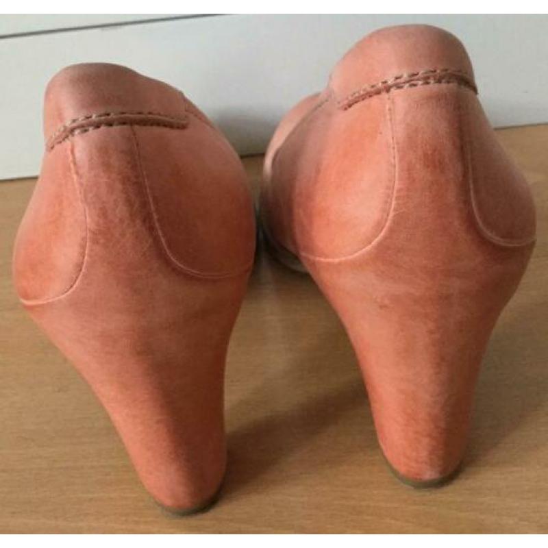 Ecco leren comfort hakken maat 40 als nieuw