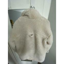 Monki teddy jas maat XS (oversized model)