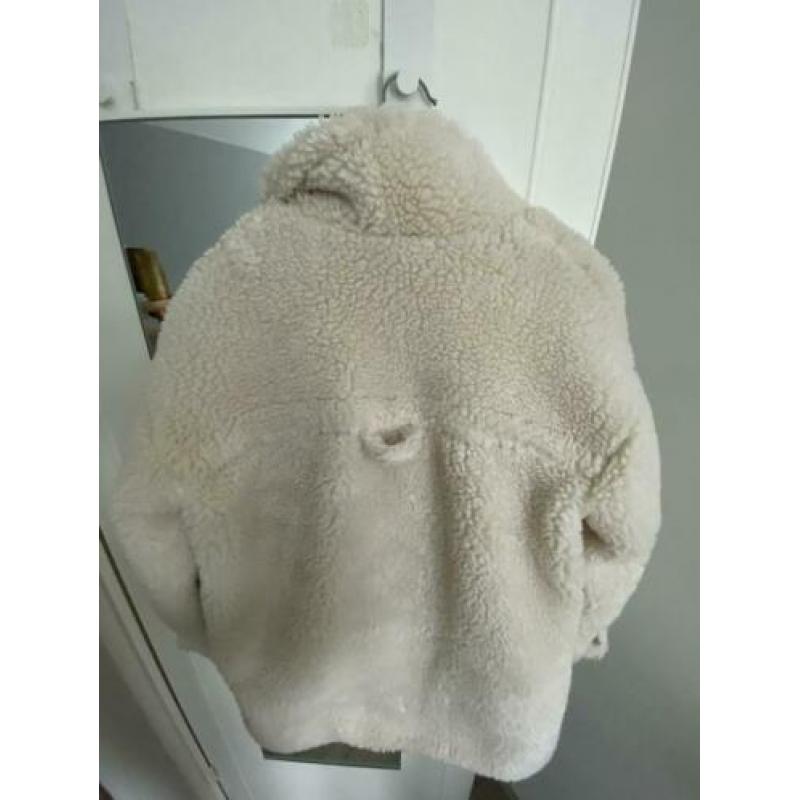 Monki teddy jas maat XS (oversized model)