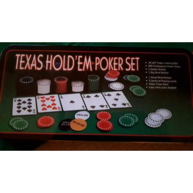 Poker set NIEUW voor thuis