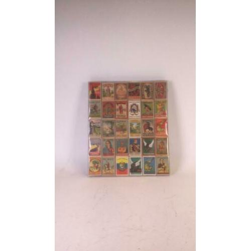 Lucifersdoosjes met originele inhoud mint 60 stuks
