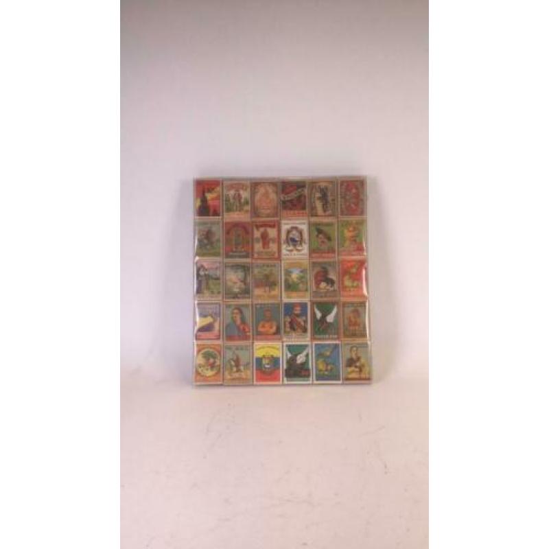 Lucifersdoosjes met originele inhoud mint 60 stuks
