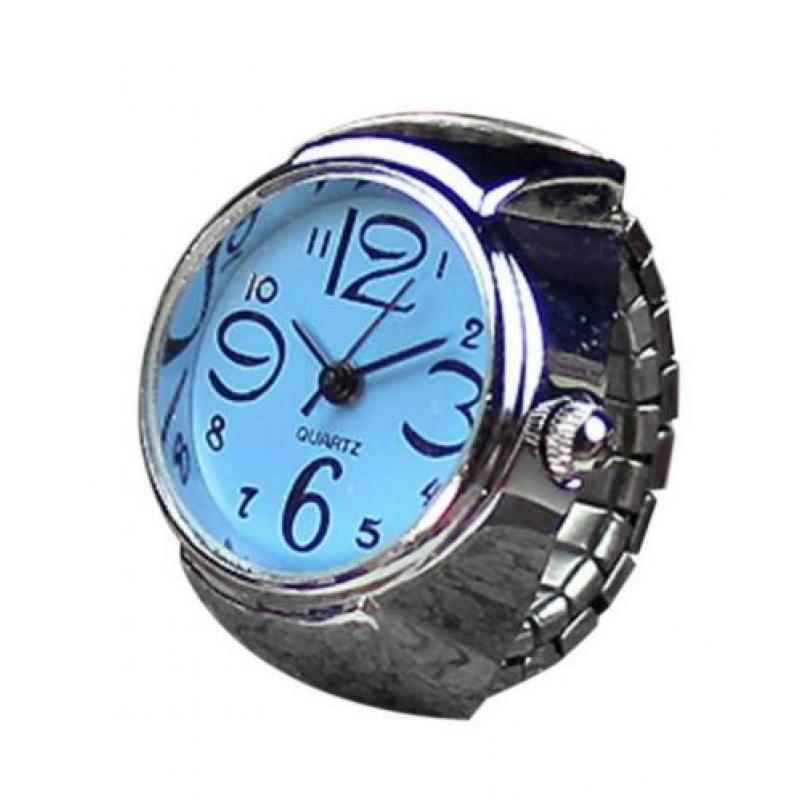 dames vingerhorloge in 4 kleuren - nieuw