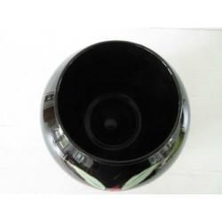 Booms art deco vaas bloemen hoogte 18 cm, diameter 19 cm.