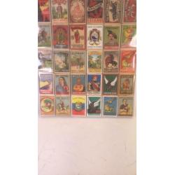 Lucifersdoosjes met originele inhoud mint 60 stuks