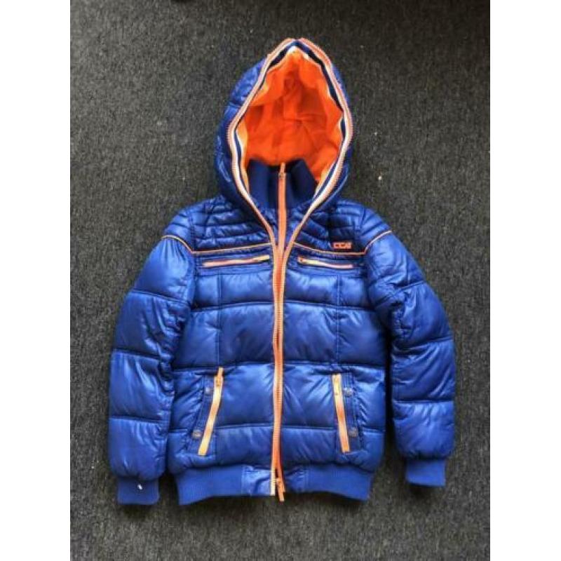 Set jongenskleding met winterjas en skibroek maat 146/152