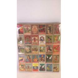 Lucifersdoosjes met originele inhoud mint 60 stuks