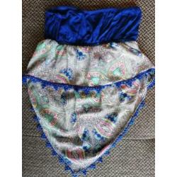 Nieuw! Berschka top strapless bikinitop kobaltblauw (S)