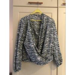 Overslagblouse van Miss Green, maat L