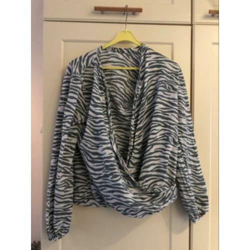 Overslagblouse van Miss Green, maat L