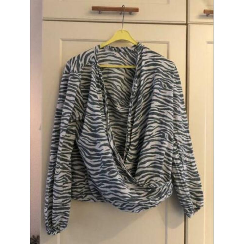 Overslagblouse van Miss Green, maat L