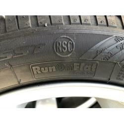 Originele BMW E60 velgen met dunlop runflat winterbanden