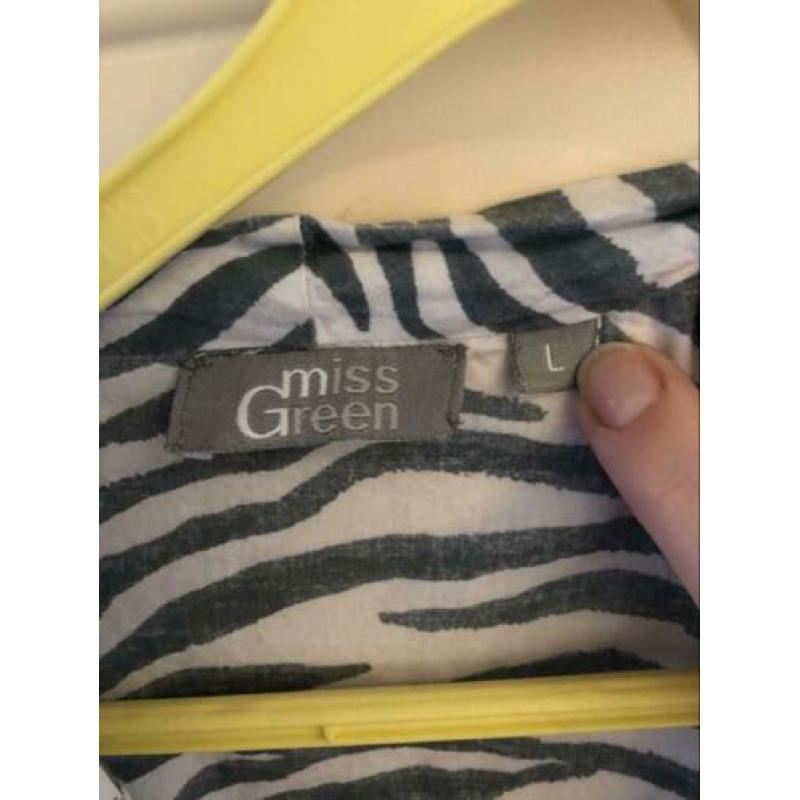 Overslagblouse van Miss Green, maat L