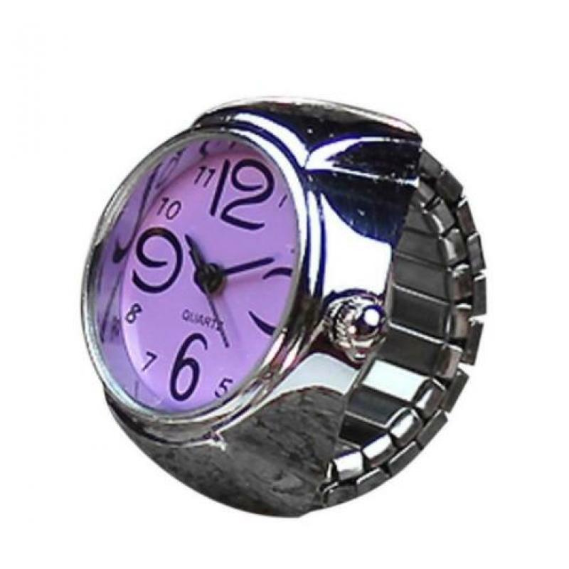 dames vingerhorloge in 4 kleuren - nieuw