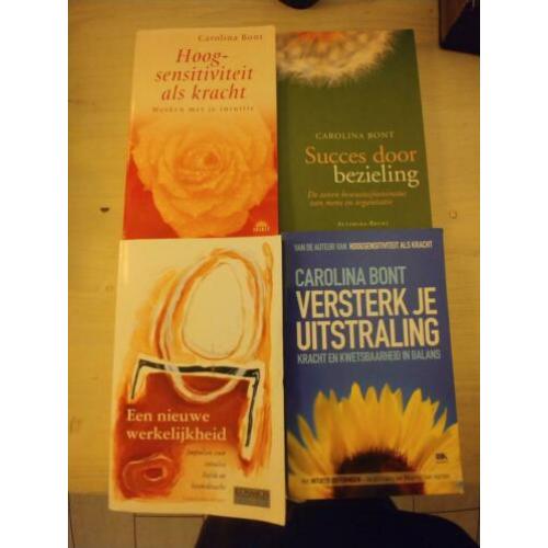 4 boeken van Carolina Bont ( Versterk je uitstraling & etc)