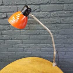 Vintage Bauhaus-style tafel-/klemlamp (Tsjechië - jaren '50)