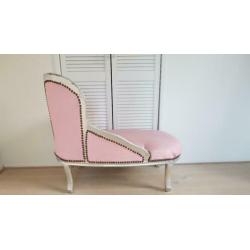 Kindersofa roze barok