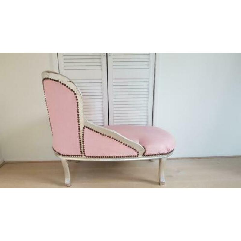 Kindersofa roze barok