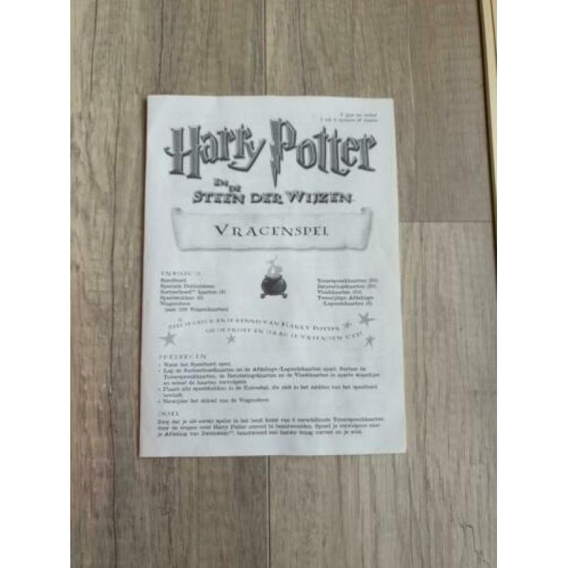 Harry potter en de steen der wijzen spel vragenspel vragen