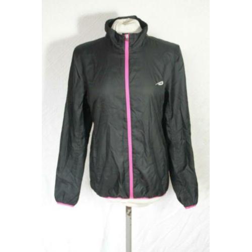 Zwart met roze sportjack.Mt S.