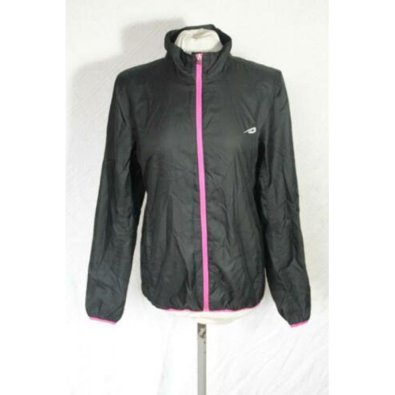 Zwart met roze sportjack.Mt S.