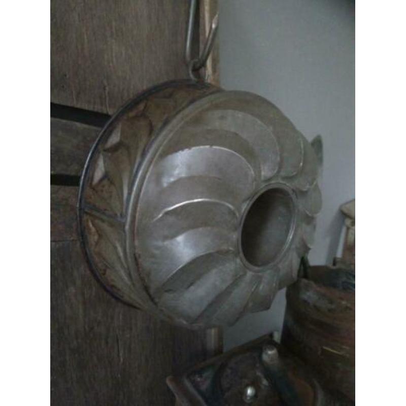 Oude brocante bakvorm tulband ø 21cm hoogte 11cm *Etage3*