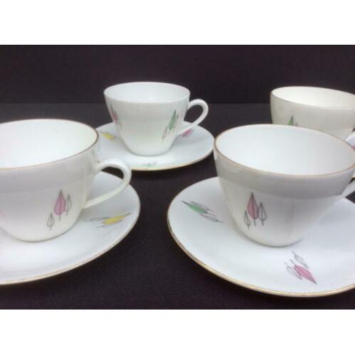 Vintage jaren 60 - 4 kop en schotels - Bavaria Seltmann