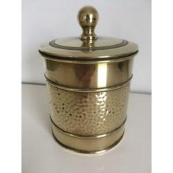 Prachtige Antieke Koperen Tabakspot
